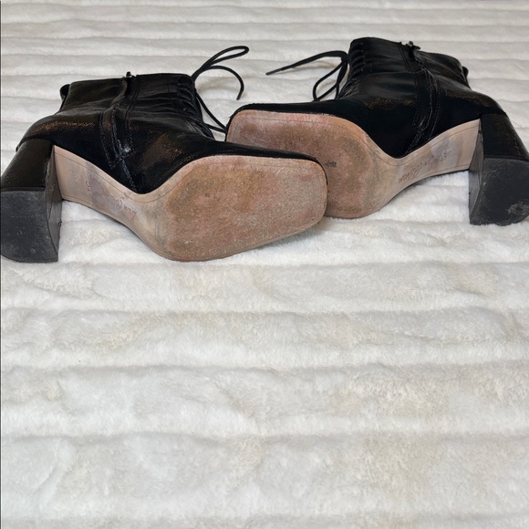 Sam Edelman Carney lace-up block heel whimsygoth boot, black size 5.5 - Picture 7 of 11